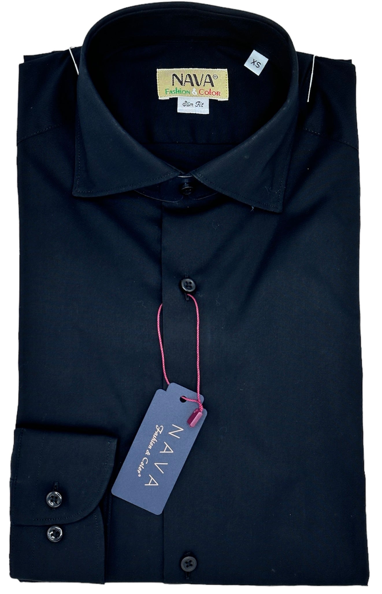 Camicia Slim Fit Nero