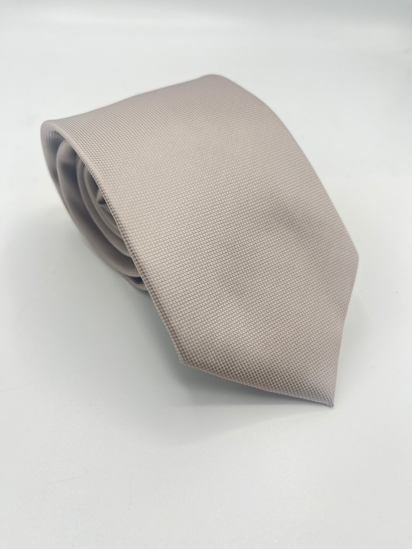 Cravatta Seta Beige
