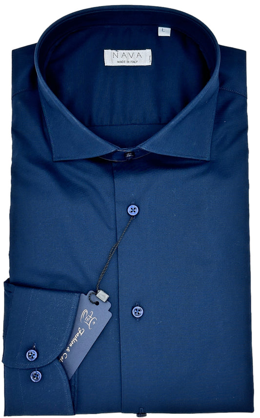 Camicia Slim Fit Blu