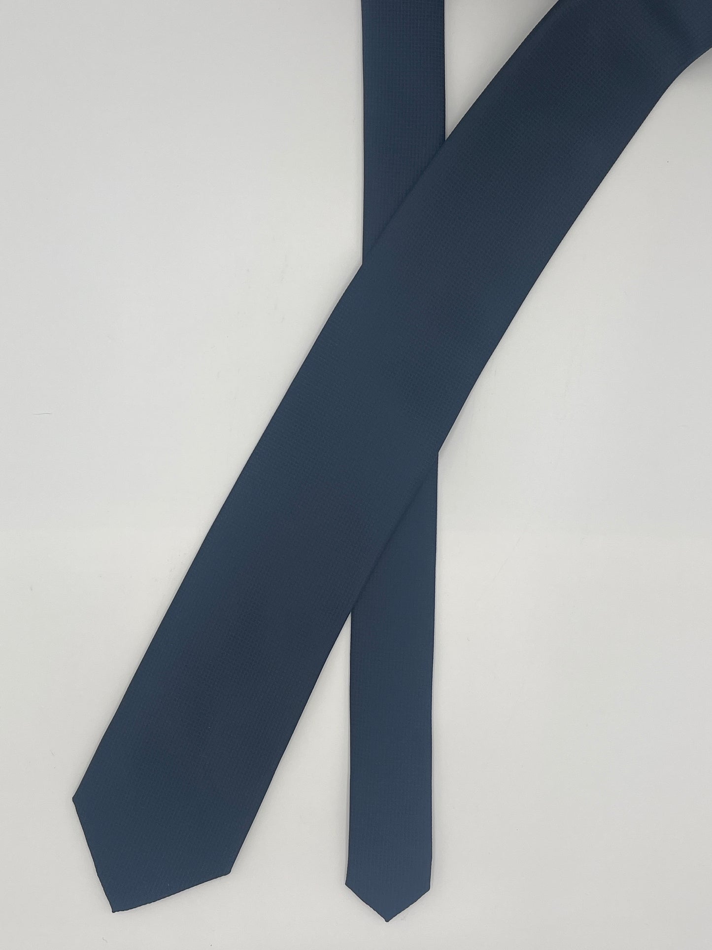 Cravatta tinta unita Blu