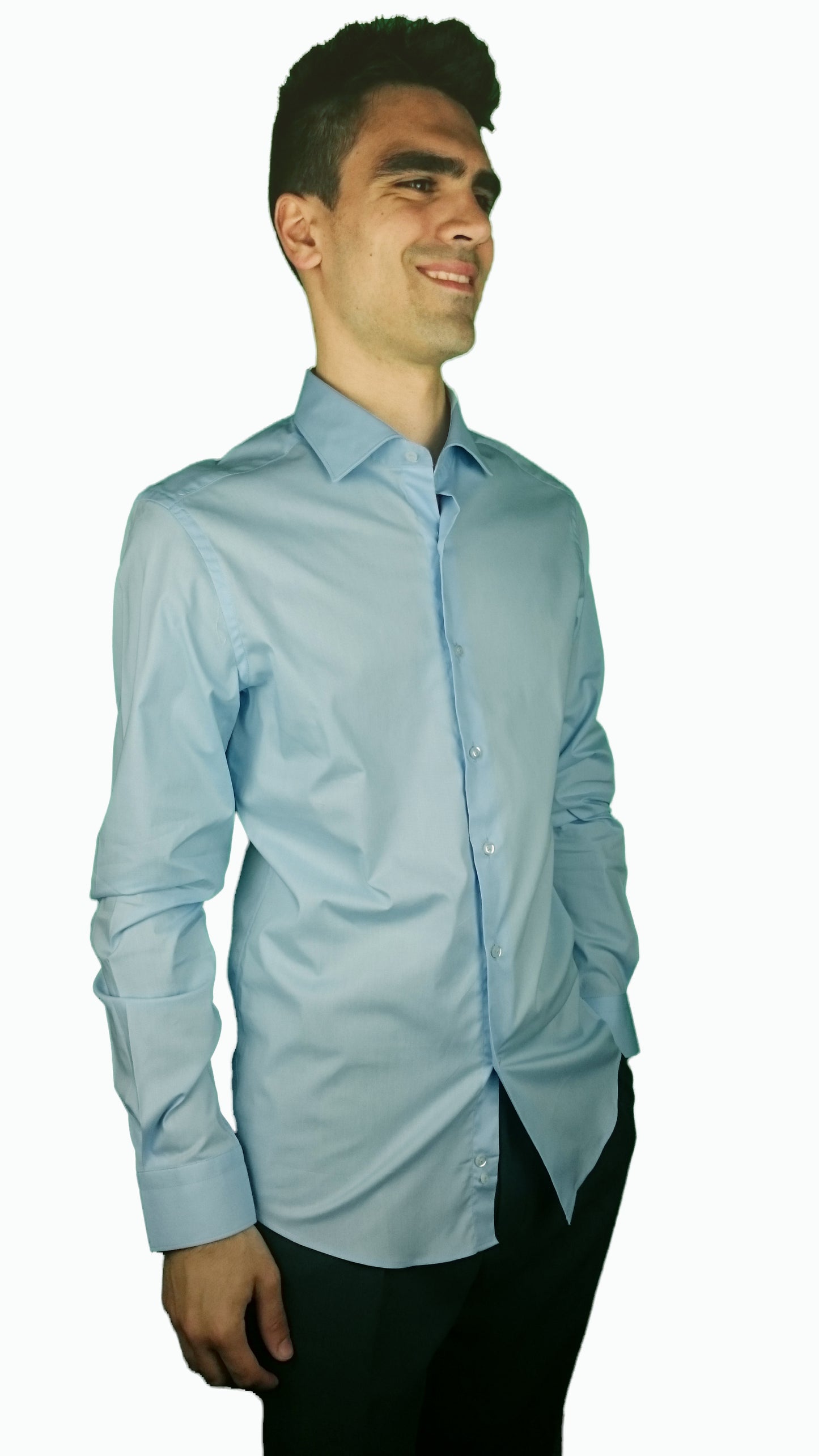 Camicia Slim Fit azzurro