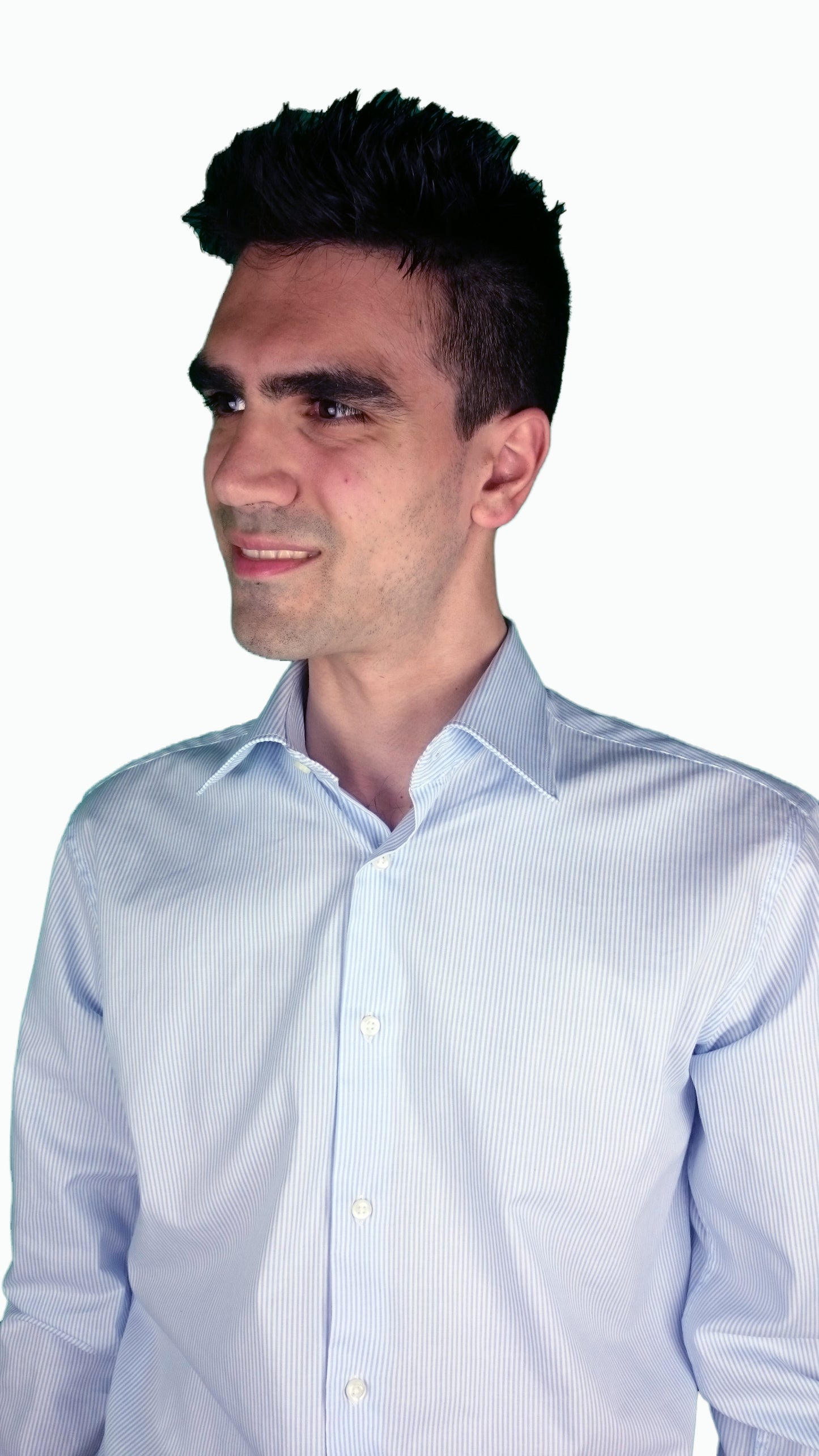 Camicia 1000 righe Azzurro