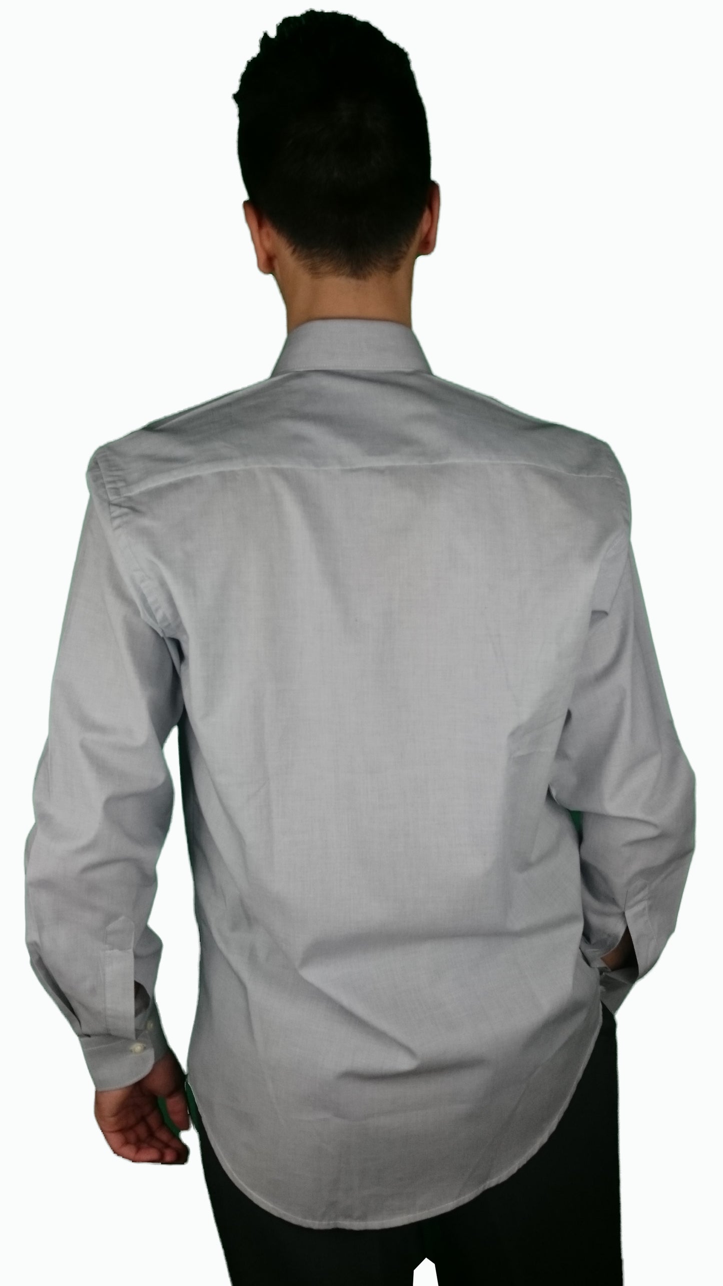 Camicia Fila fil grigio chiaro