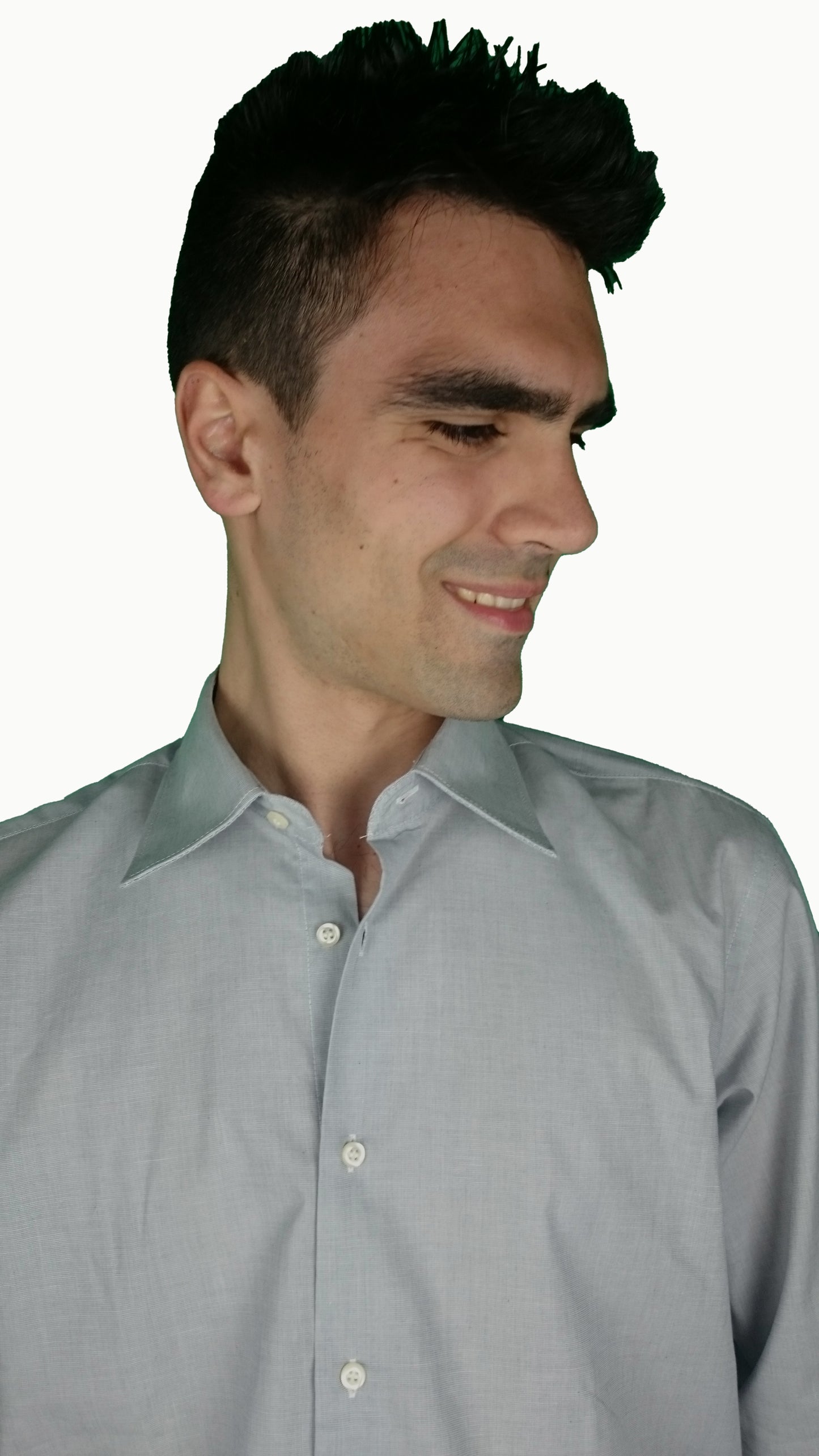 Camicia Fila fil grigio chiaro