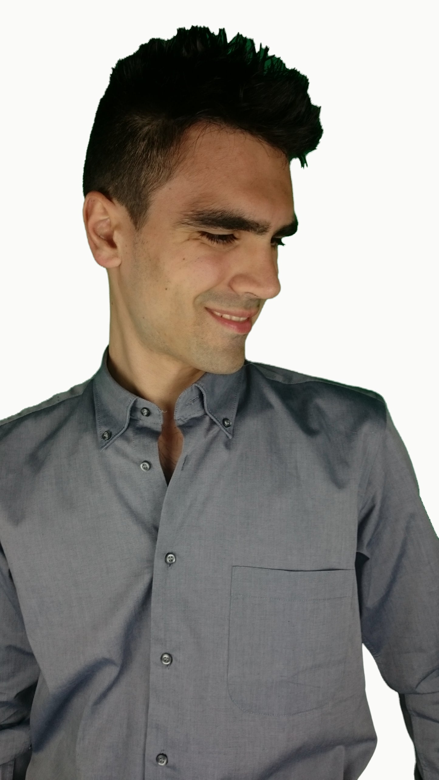 Camicia Fila fil Grigio Scuro (5129)