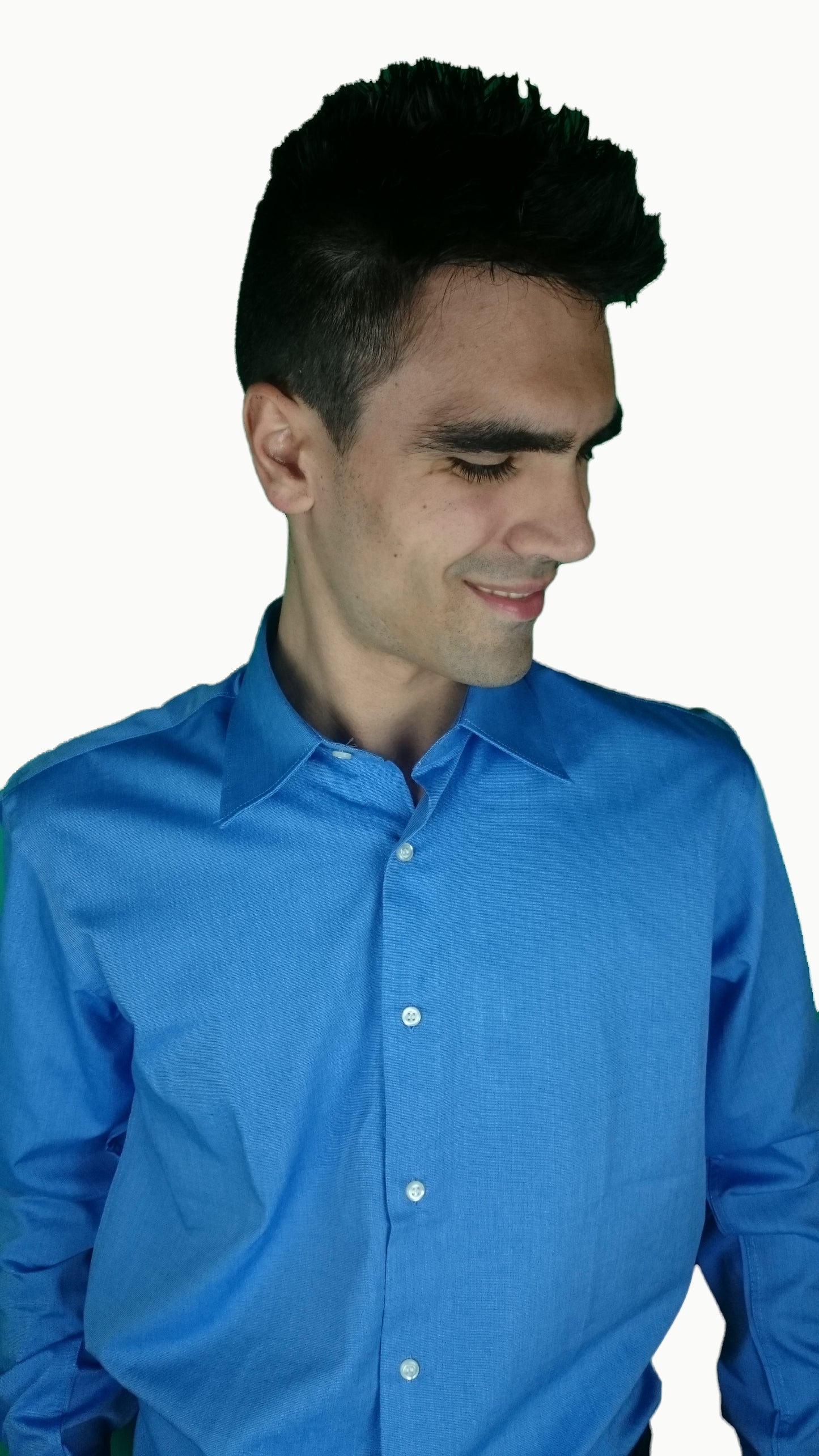Camicia Fila fil Azzurro