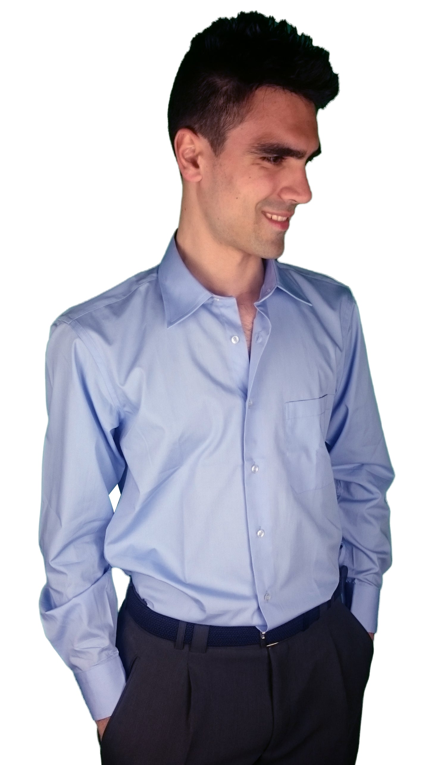 Popeline Azzurro