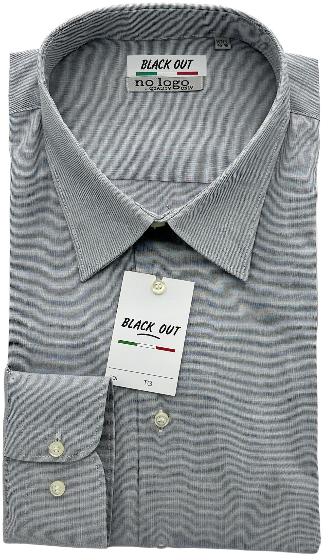 Camicia Fila fil grigio chiaro
