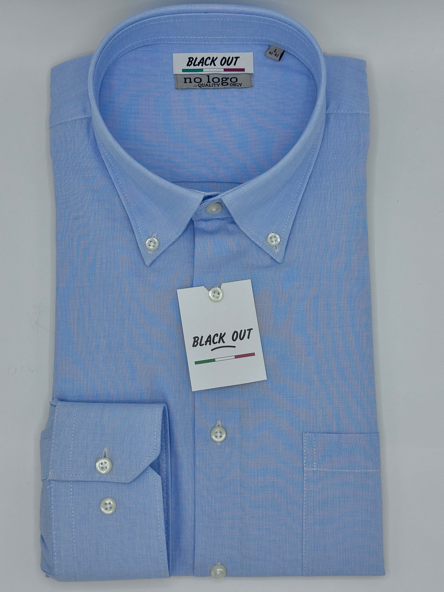 Camicia Fil a Fil Azzurro Chiaro (5129 Mimosa 65)