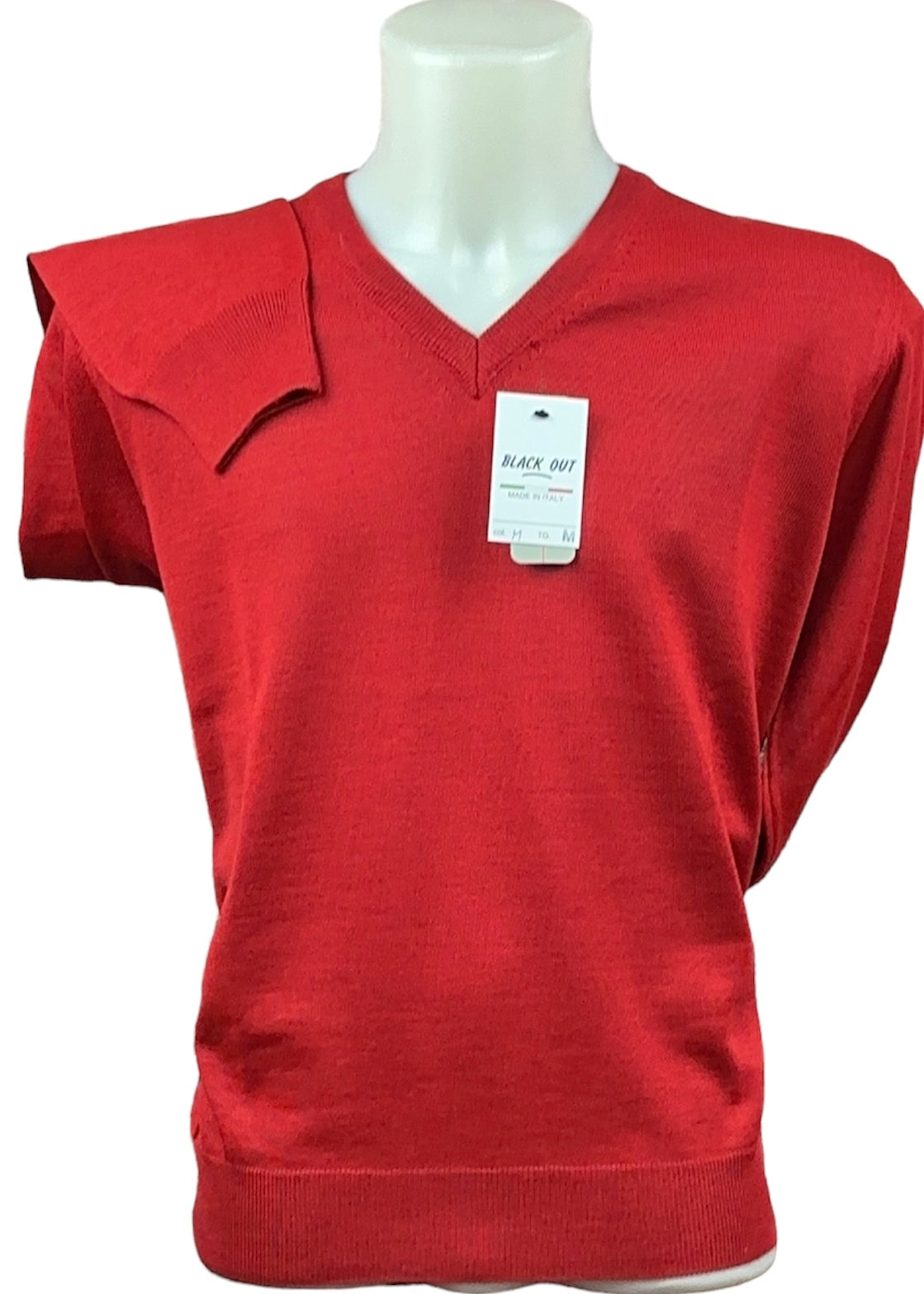 Pullover Scollo V Rosso (Sinto) col. 03