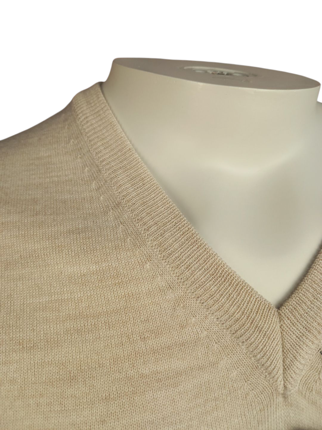 Pullover Scollo V Beige (Beige) col. 04