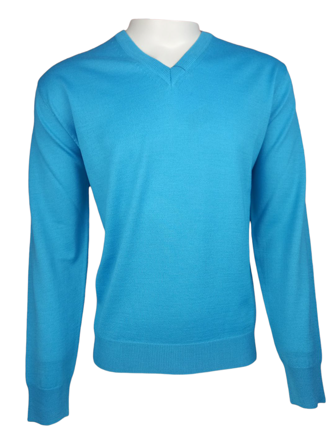 Pullover Scollo V Turchese (Nice) col. 07
