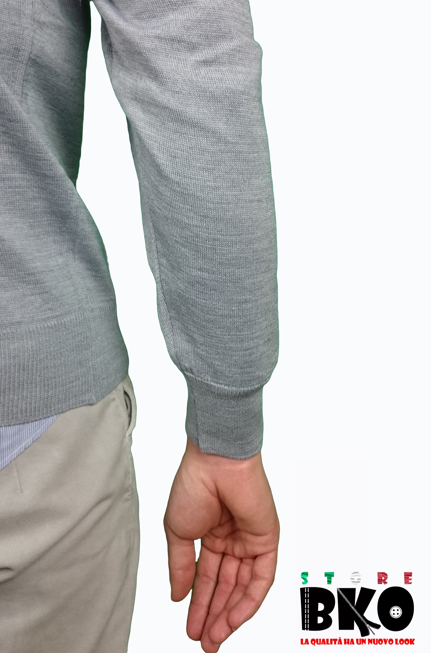 Pullover Grigio Chiaro (Inox)