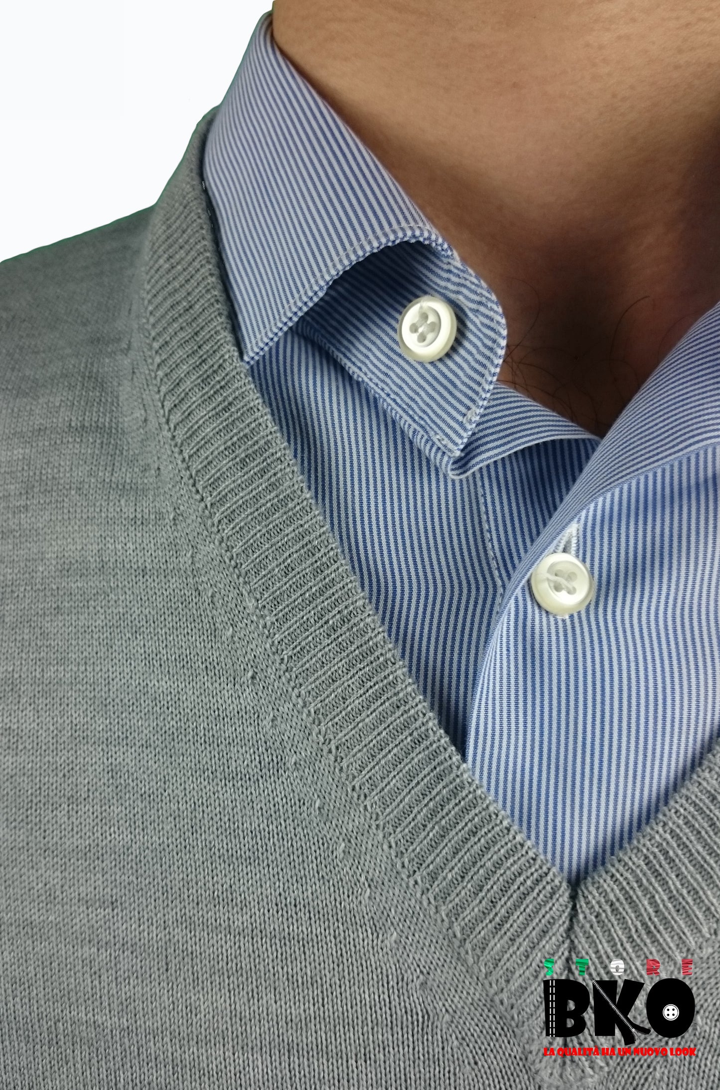 Pullover Grigio Chiaro (Inox)