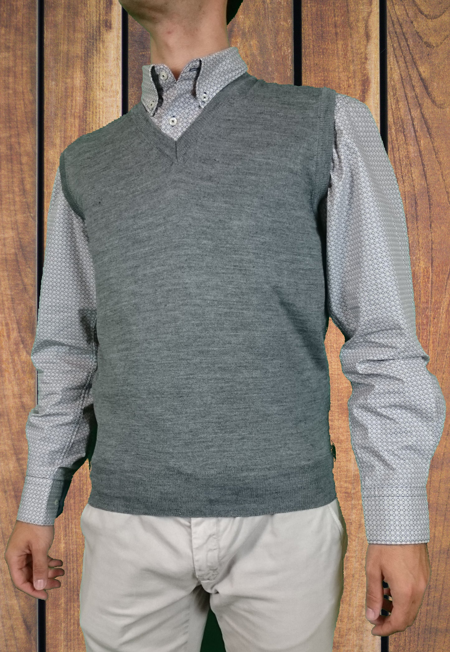Gilet Grigio Scuro