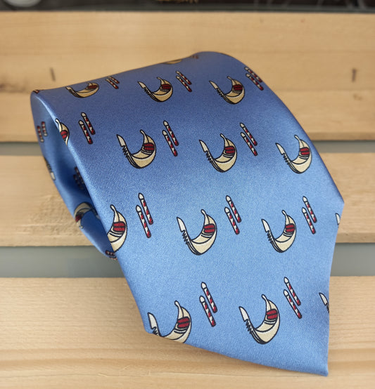 Cravatta Azzurra Gondole (P049)
