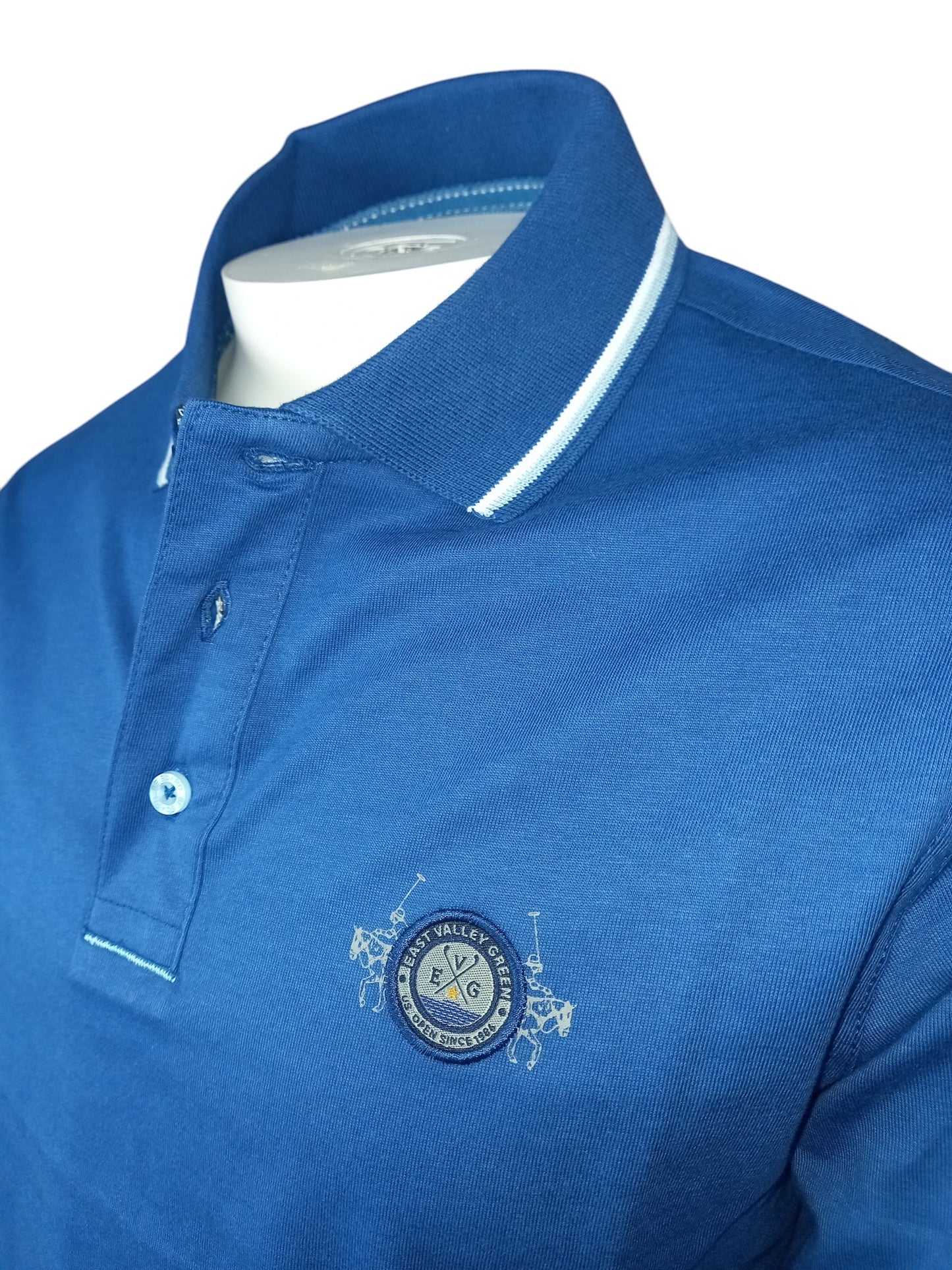 Polo tendenza M/L Oltremare (Bluette)