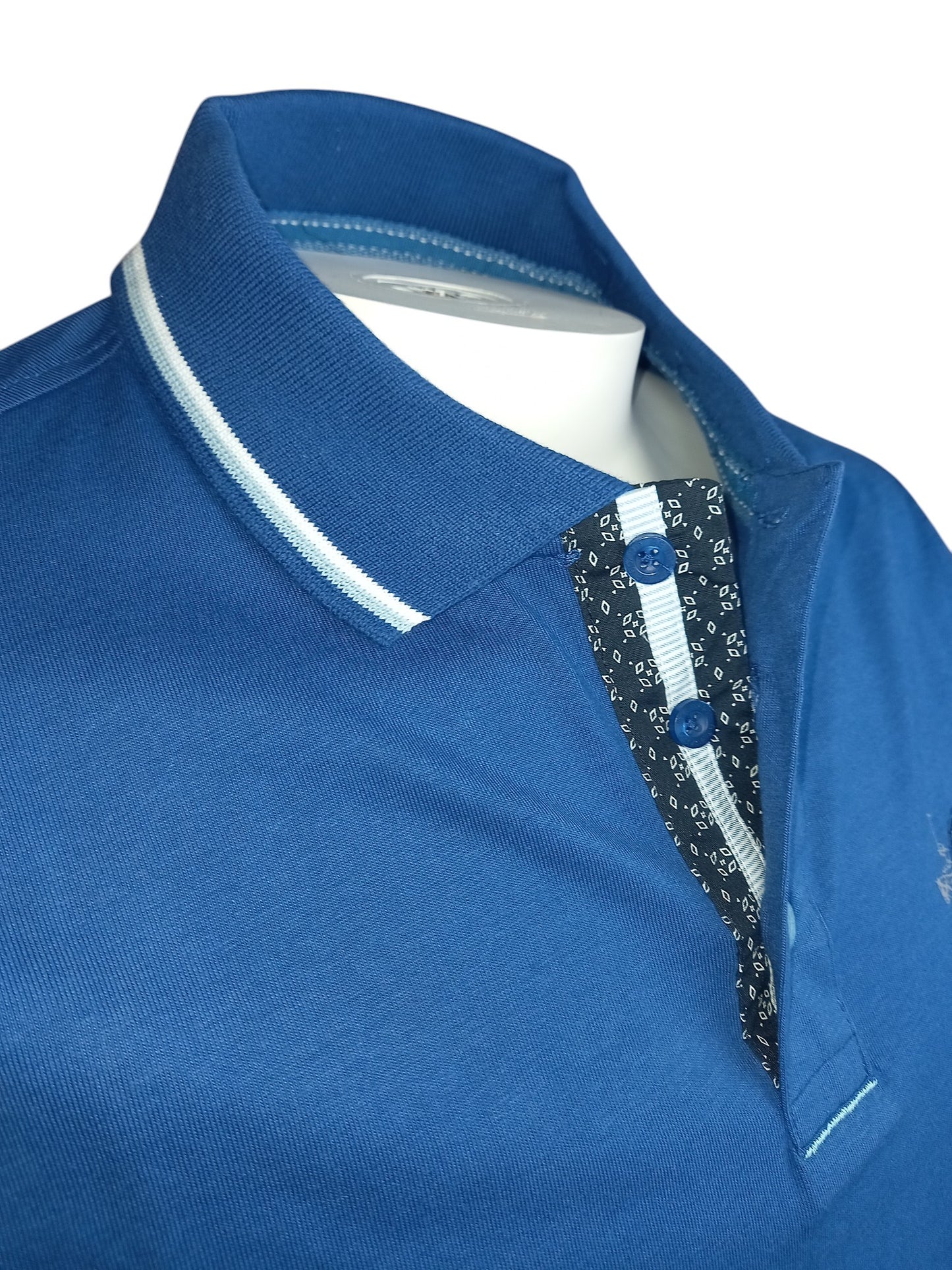 Polo tendenza M/L Oltremare (Bluette)