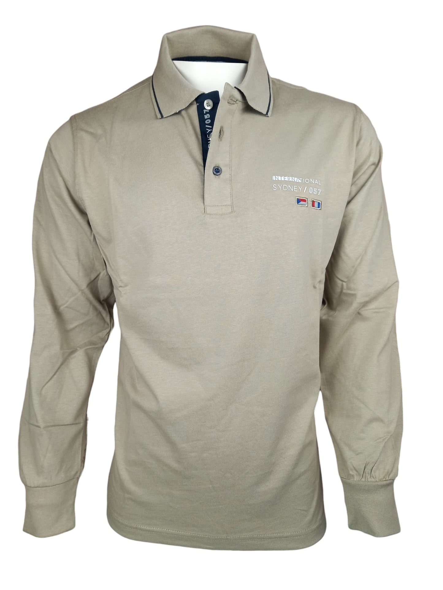 Polo tendenza M/L Cemento (Beige)
