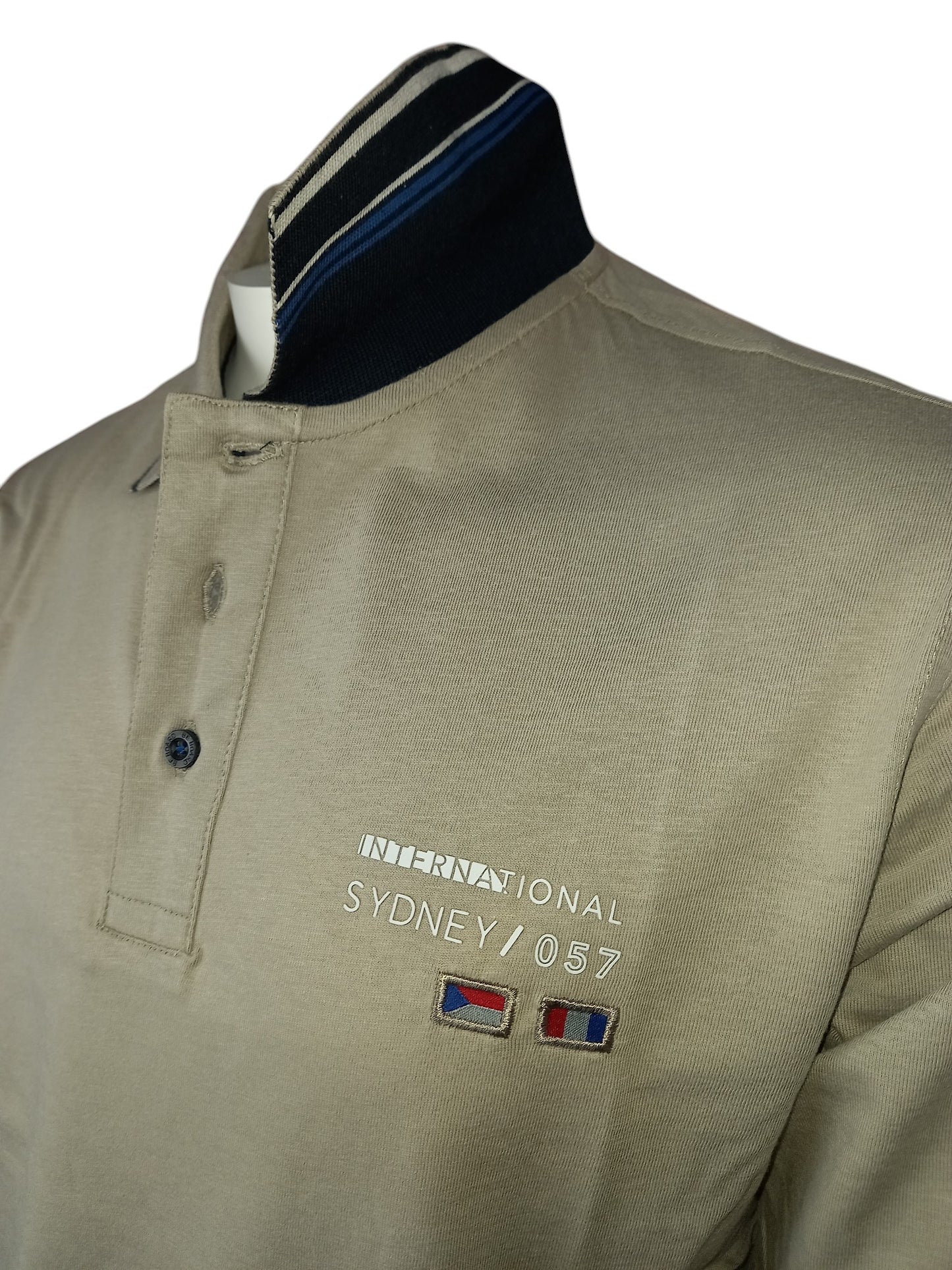 Polo tendenza M/L Cemento (Beige)
