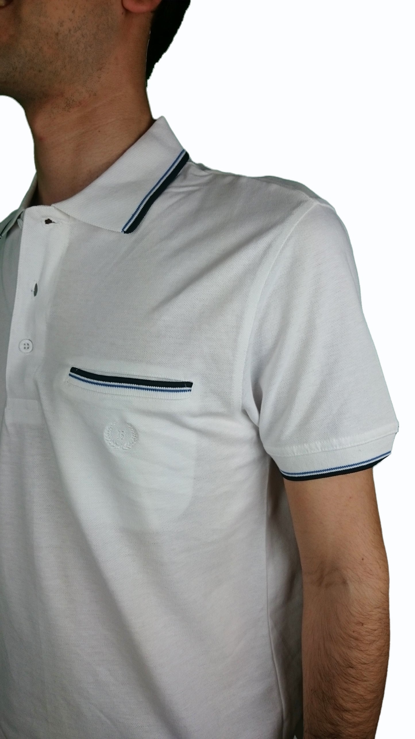 Polo con Taschino 9006 Bianco