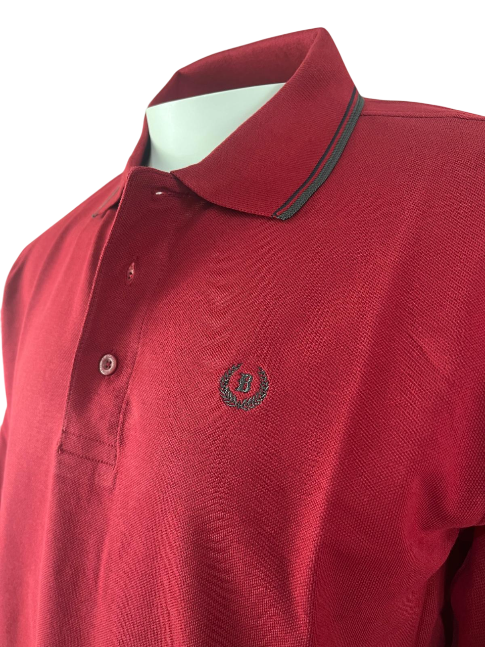 Polo BE BOARD Manica Lunga 9004 Rosso India