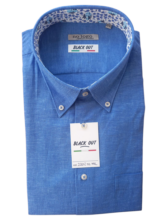 Camicia Dublino Tinta Unita Lino/Cotone
