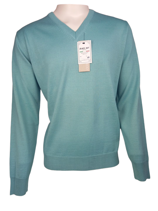 Pullover Scollo V Verdino (Menù) col. 05